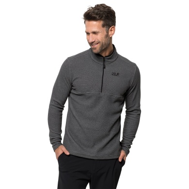 Jack Wolfskin Fleecepullover Arco Half-Zip schwarz Herren